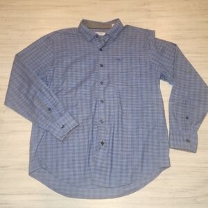 Tommy Bahama The Newport Coast Long Sleeve Button Shirt Men's Blue Size Large B5
